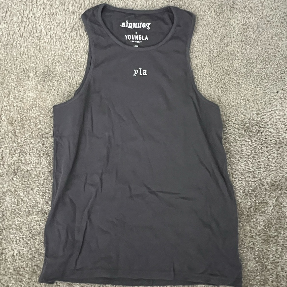 YoungLA Charcoal Sleeveless Top